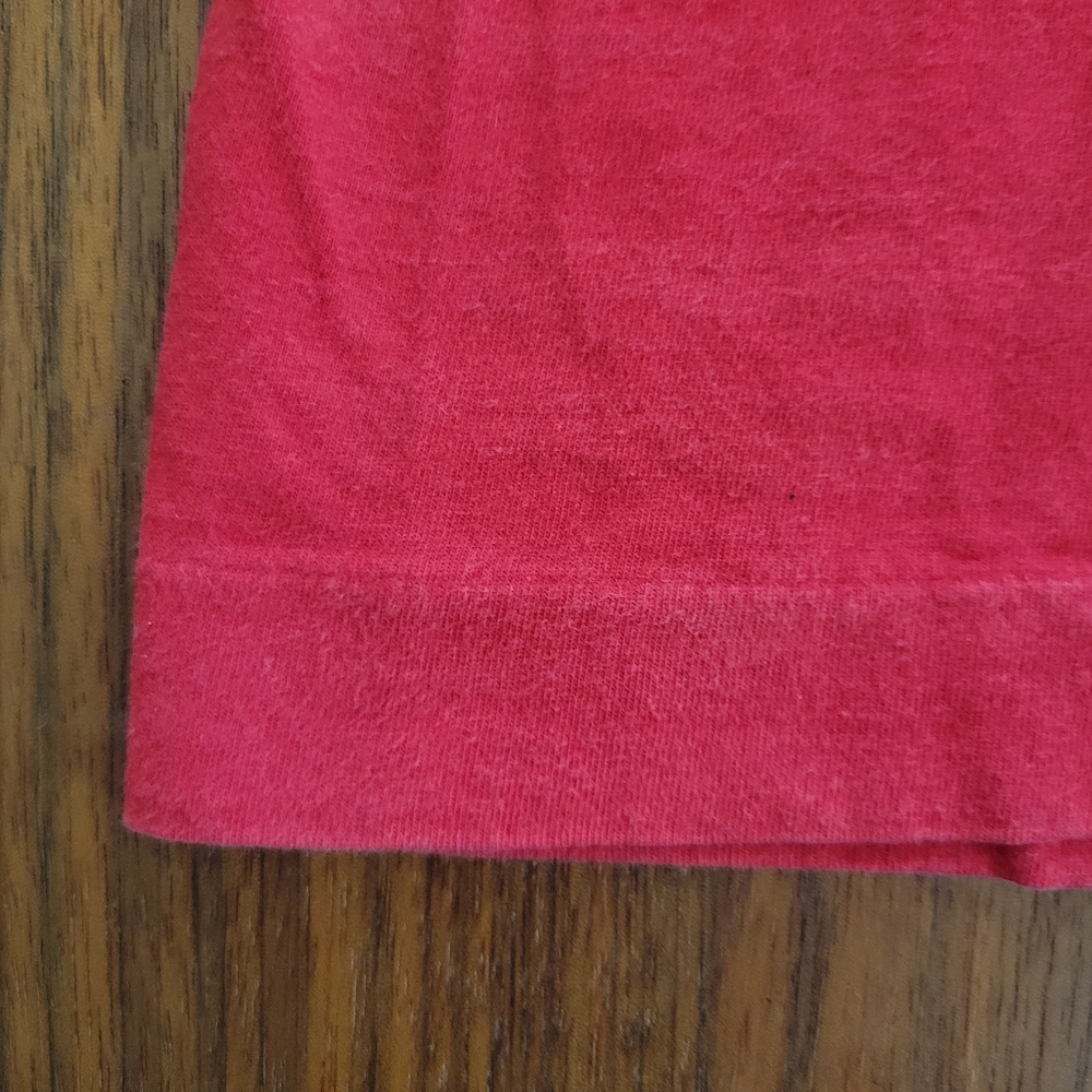 United Colors Of Benetton Bright Red Tee with Multicolor Logo - Picture 5 of 5